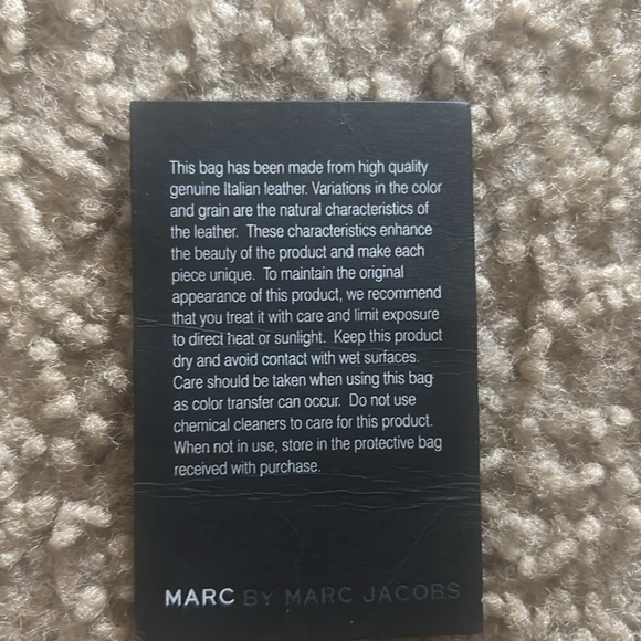 AUTH Pre-owned MARC by MARC JACOBS Goodbye Columbus Sylvie Cement Grey Crossbody - Picture 11 of 16